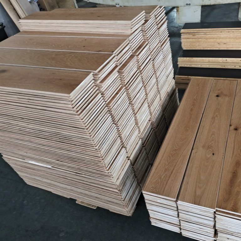 Moroccan-inspired oak flooring with ancient grain patterns, hand-scraped texture